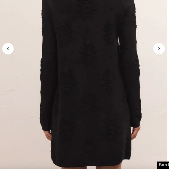 Z Supply Lena Mini Sweater Dress NWOT - Picture 3 of 3